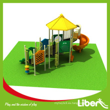 Personalizar Estructura de juego al aire libre preescolar con grandes diapositivas en espiral, LLDPE Tipo de material Estructura de juego